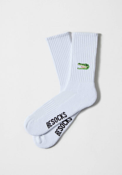 BeCrocodile Embroidered Socks
