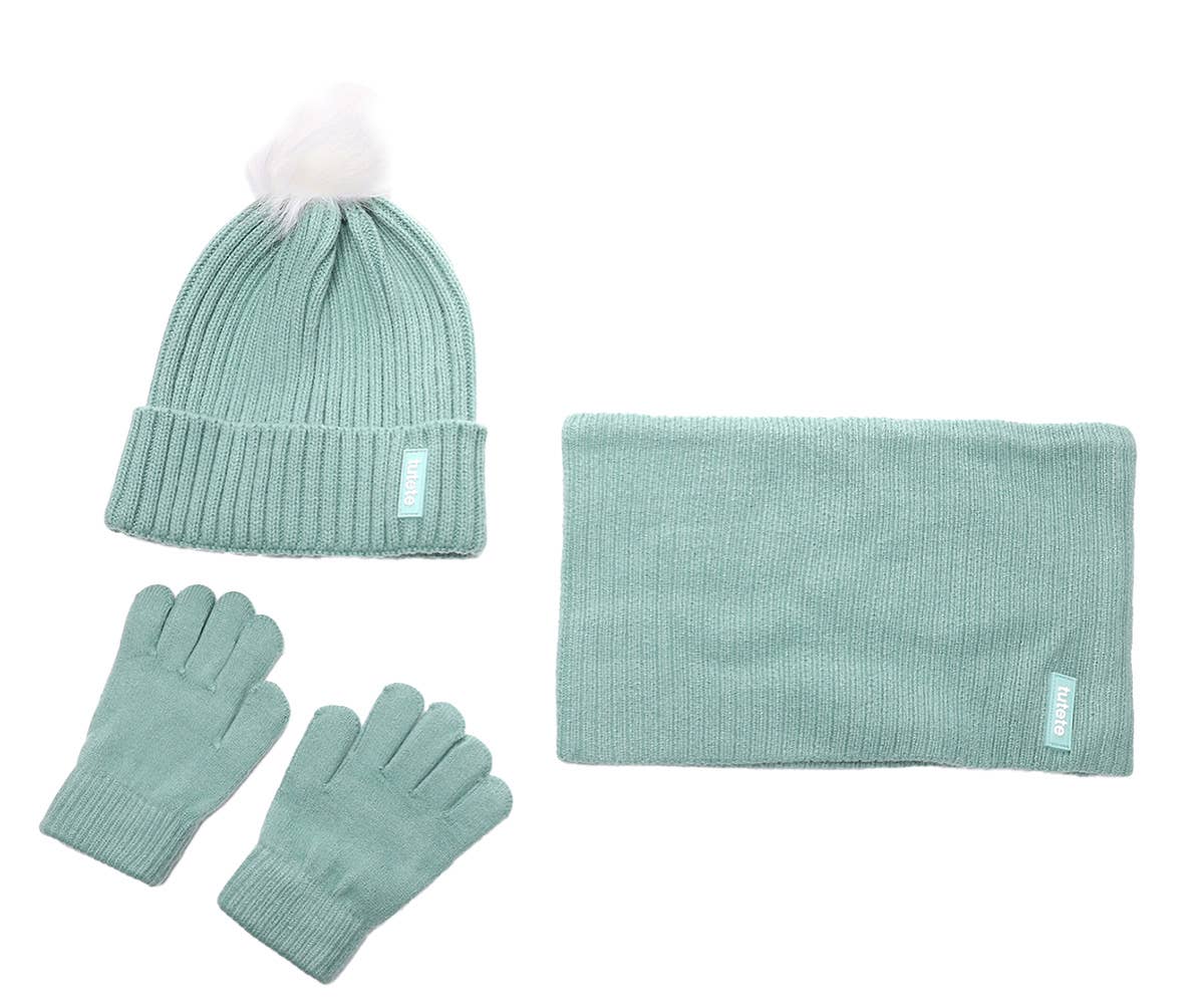 Mint Green Winter Set - The Three Little Pigs