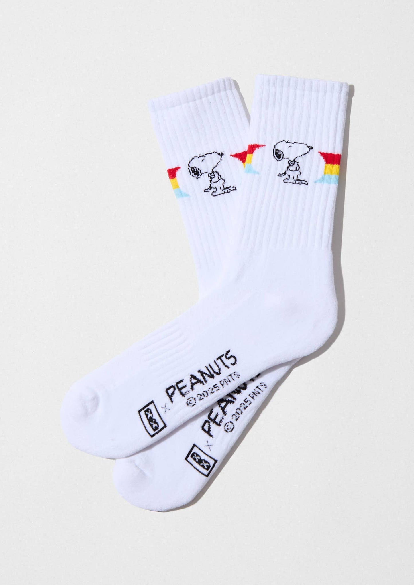BeSnoopy Rainbow Street - Sokken van 100% biologisch katoen: Blank / 41/46