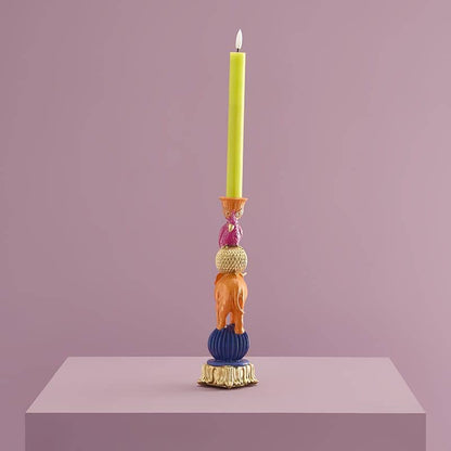 Orange elephant chandelier