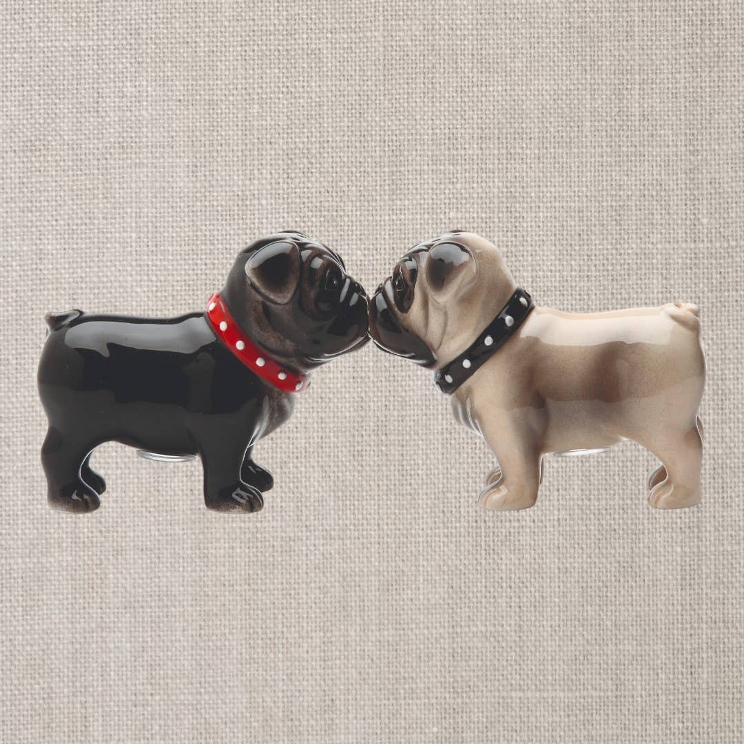 Love Pug Salt and Pepper Shaker Set