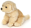 Peluche Chiot Golden Retriever, Assis - sans Laisse - 18 cm (Hauteur)