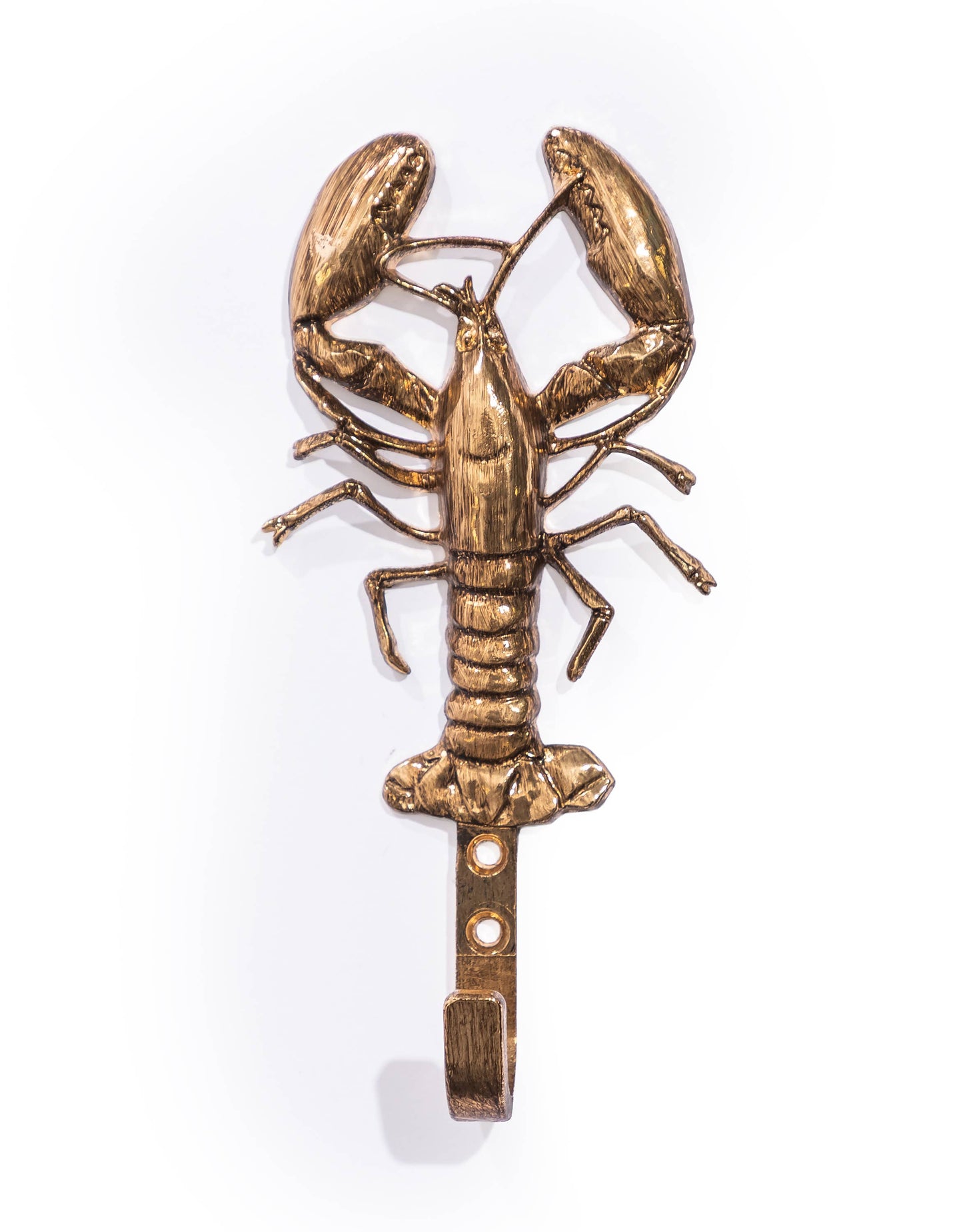 Patère Mural Homard Doré
