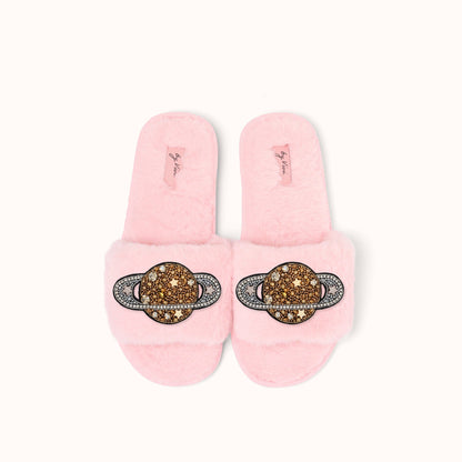 Pair of slippers brooches - Saturn