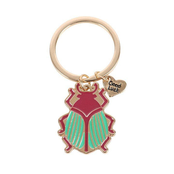Porte-clés Scarabée "Lucky Gold Beetle"