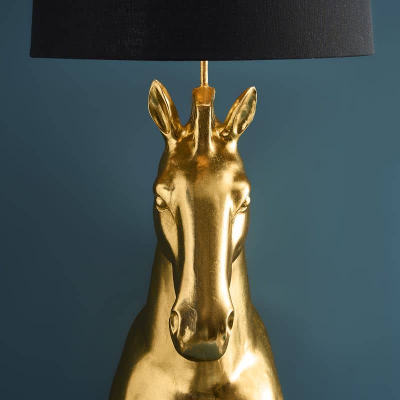 Lampadaire Cheval Amadeus, or