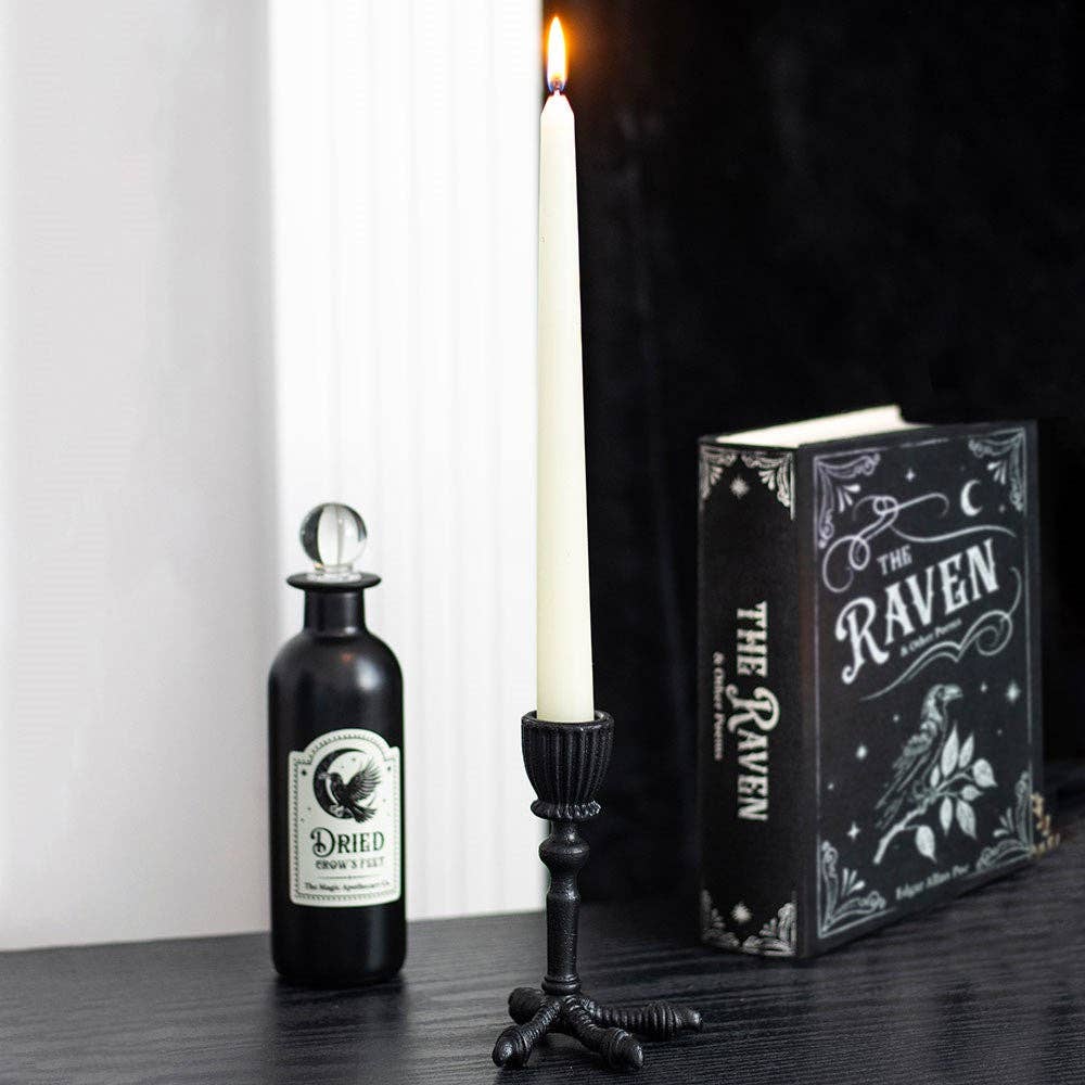 Gothic tapered chandelier, Raven's Claw