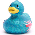Canard Union Jack - Bleu Pailleté