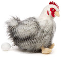 Peluche Poule Assis avec Œuf