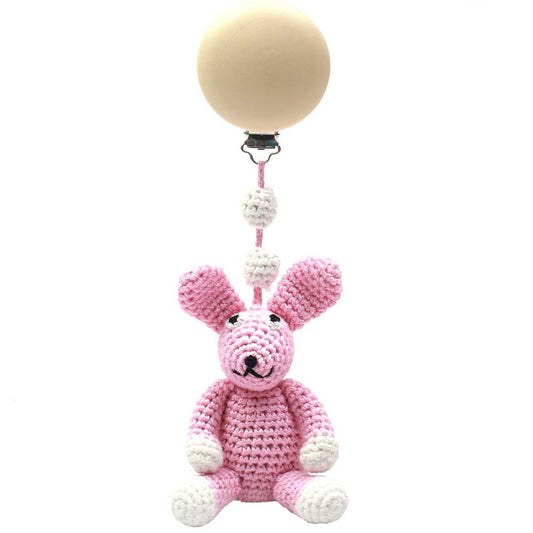 Elephant Stroller Hook - Pink