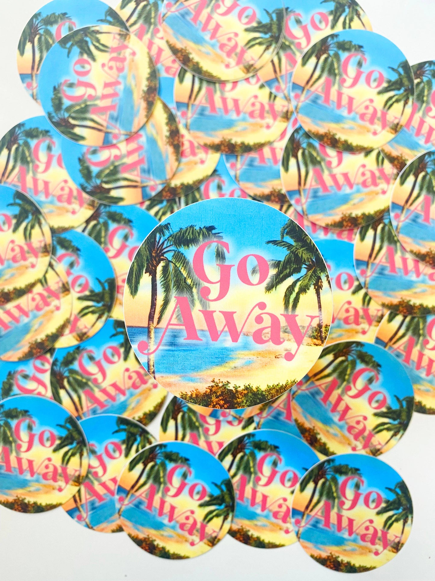 Autocollant "Go Away"