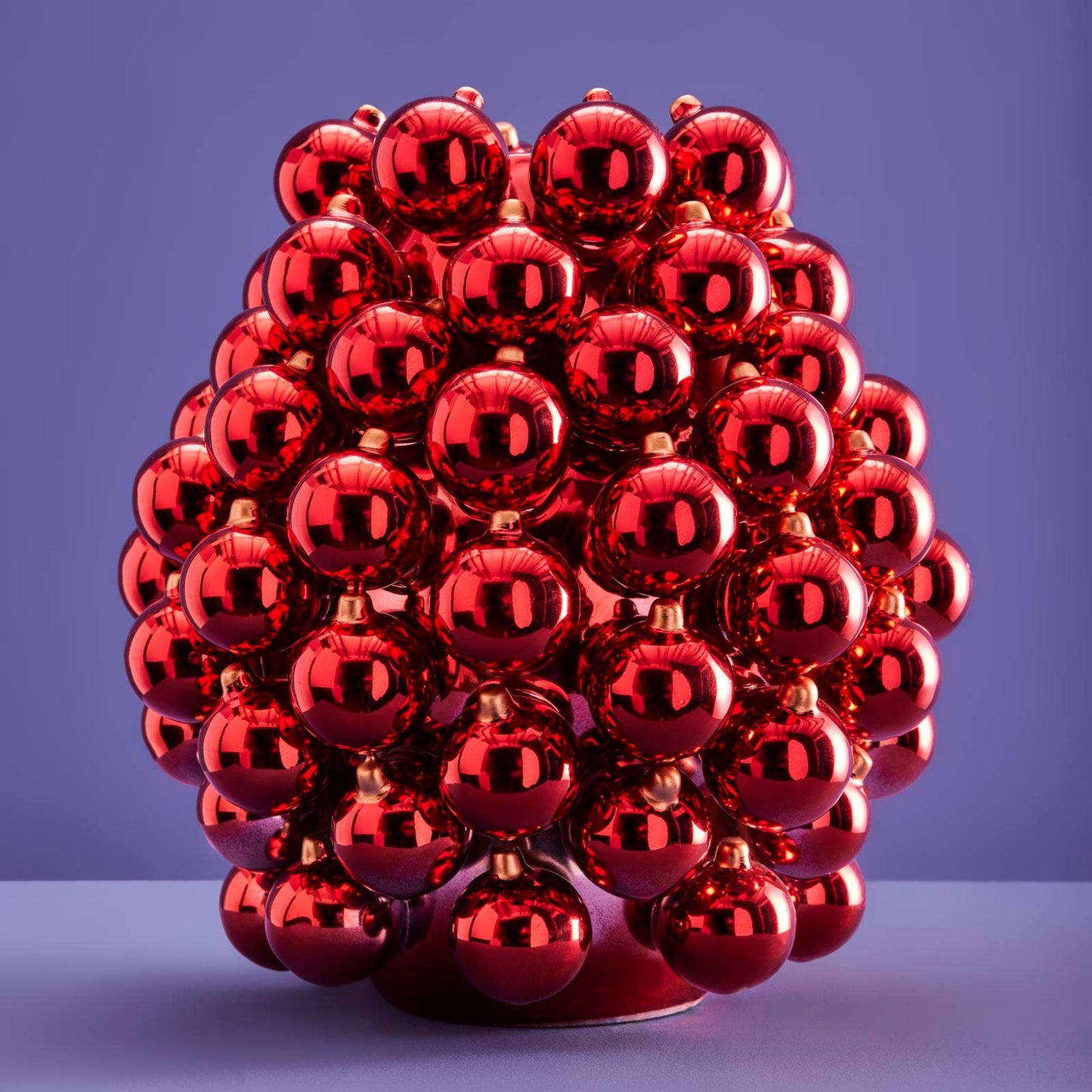 Vase Boule de Noël, Rouge