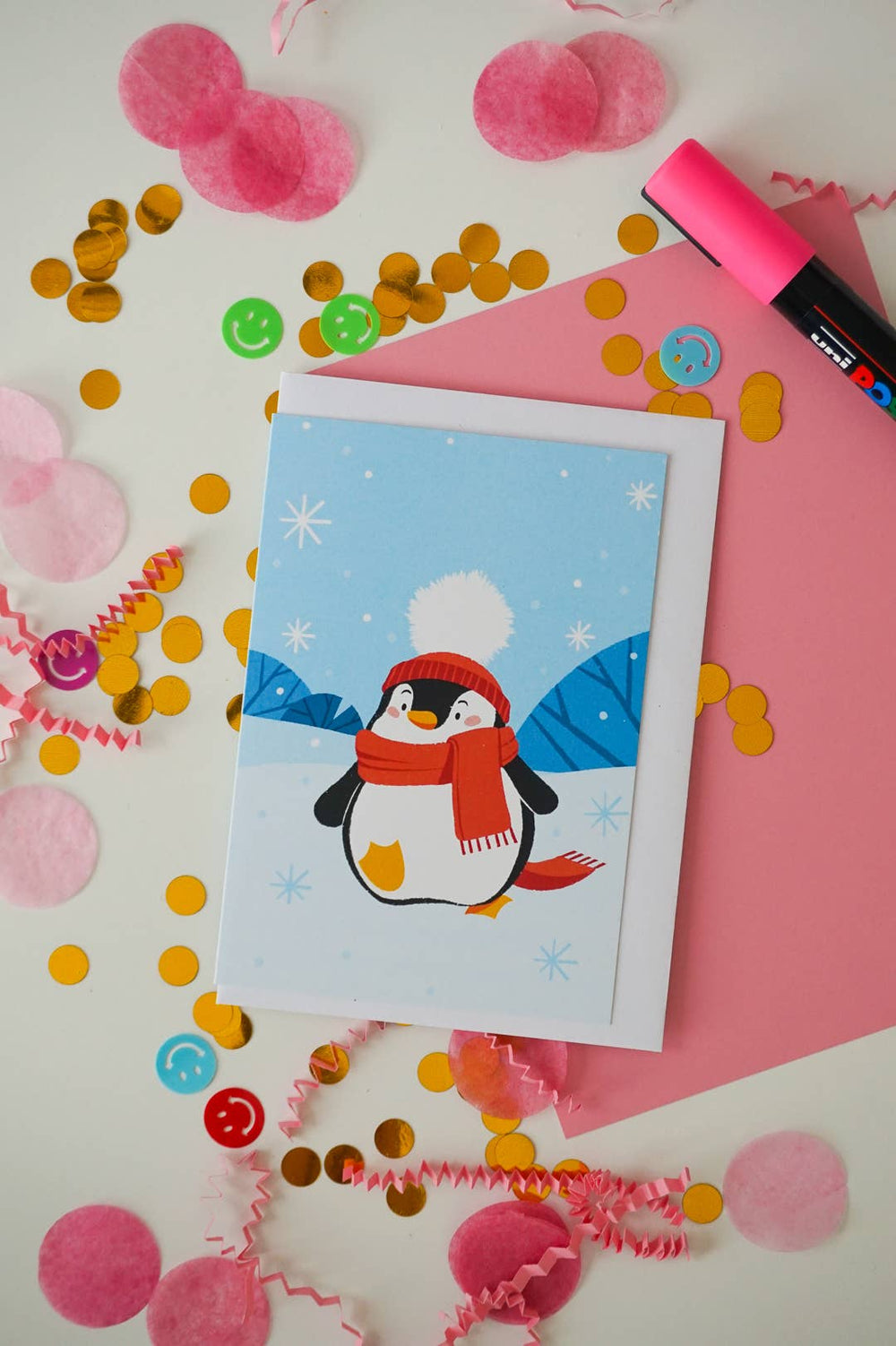 Merry Christmas greeting card
