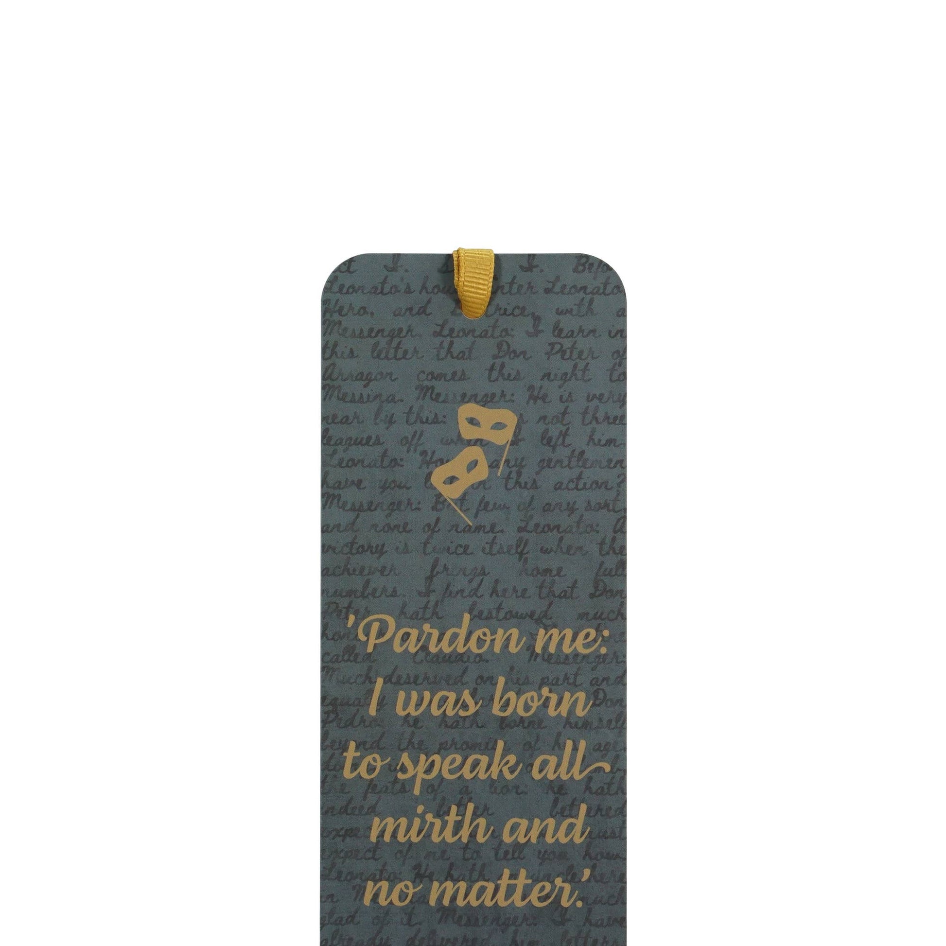 Marque-page papier Shakespeare - Beaucoup de bruit pour rien