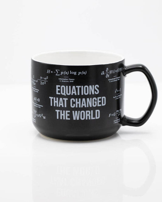 Mug "Équations Qui Ont Changé le Monde" – produit scientifique Cognitive Surplus EU, vue 1