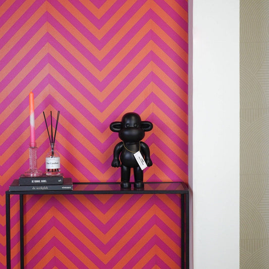 Ornement - Figurine Singe 'La Légende' - Polyrésine - Noir - 20,5x13,5x35cm