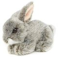 Peluche Lapin Gris Couché