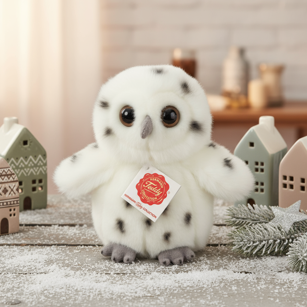 Peluche Harfang des Neiges – 16 cm