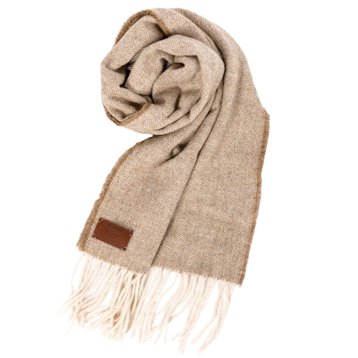 Écharpe Beige en Laine