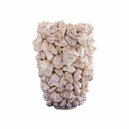 Vase Coquillages, Grès Naturel L