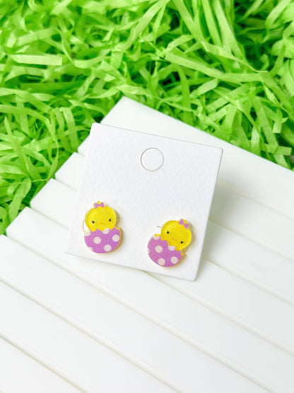 Easter Chick Earrings