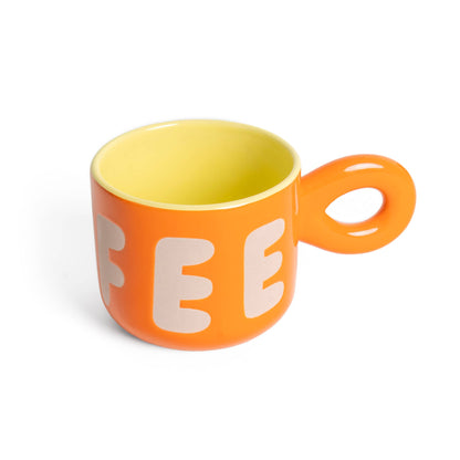 Mug à Café Orange Helio Ferretti Vue 3