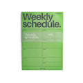 Organiseur Hebdomadaire Vert