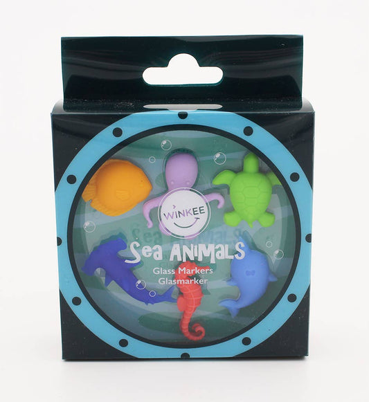 Marine Animal Glass Markers