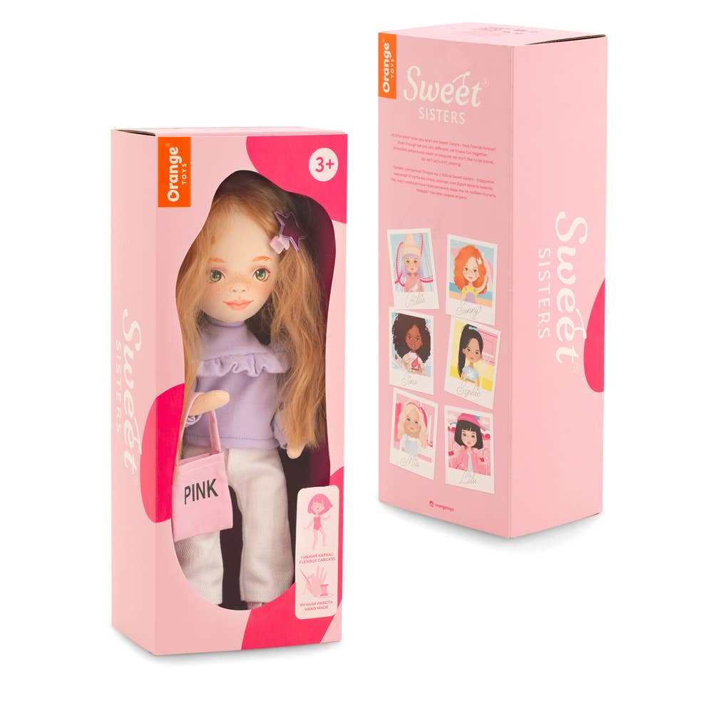 Poupée Sunny avec pull violet 32 cm