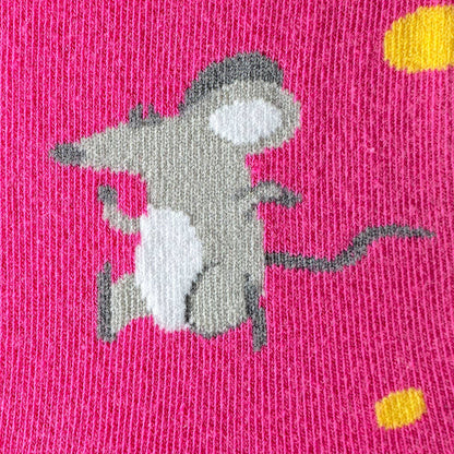 Durable and Fun Cotton Socks for Boys with Mouse Motif - Kylie Crazy