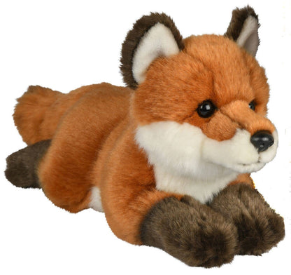Peluche Renard roux couché