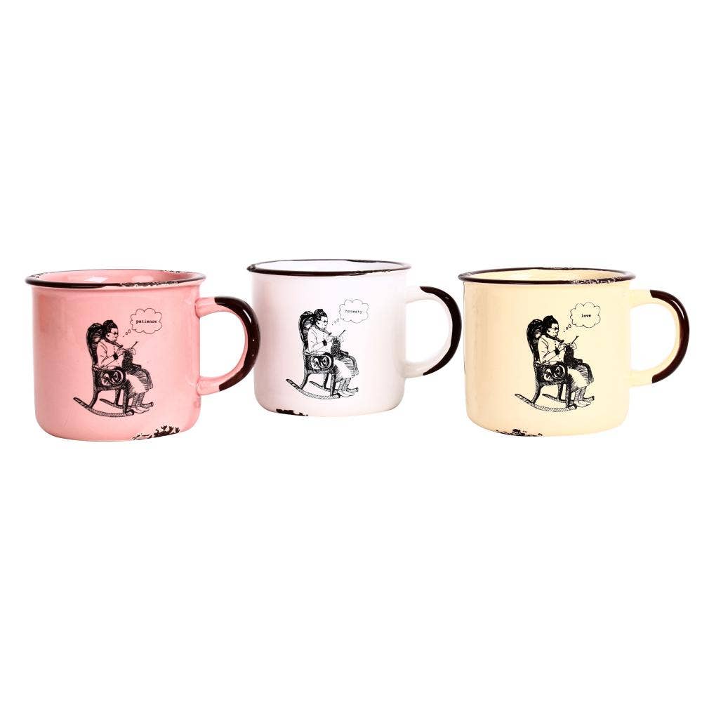 Mug Grand Mère Peint à la Main Helio Ferretti Vue 1