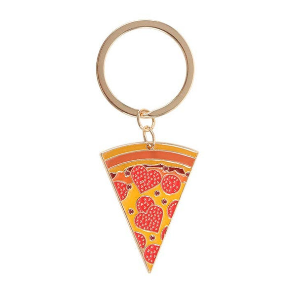Sleutelhanger met pizzapunt
