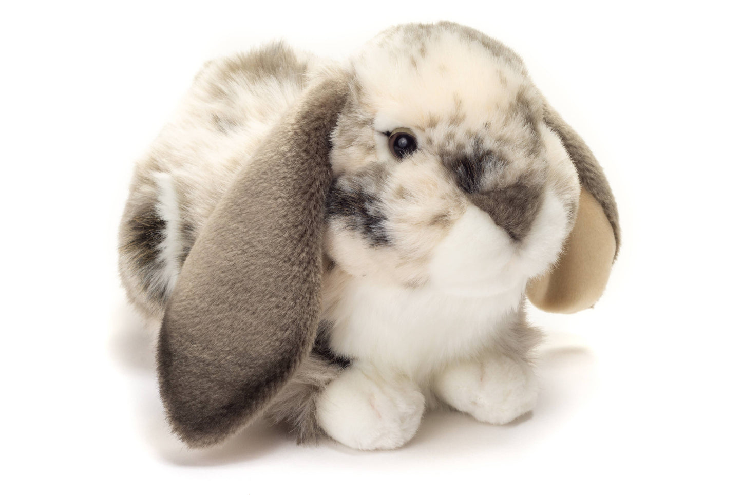 Grey and white Lop Rabbit Plush