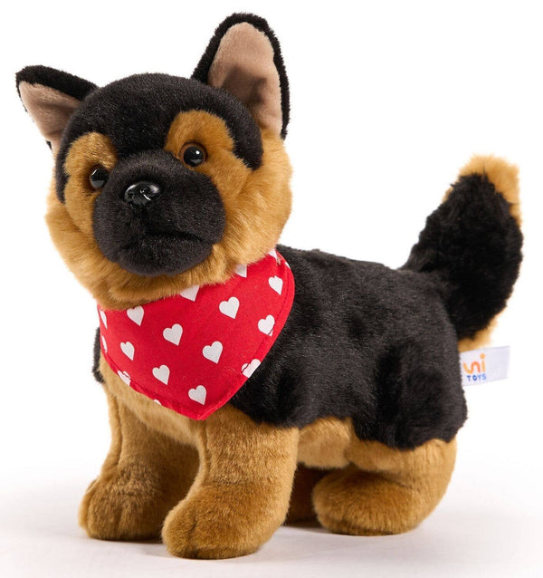 Berger allemand avec écharpe - peluche Uni Toys