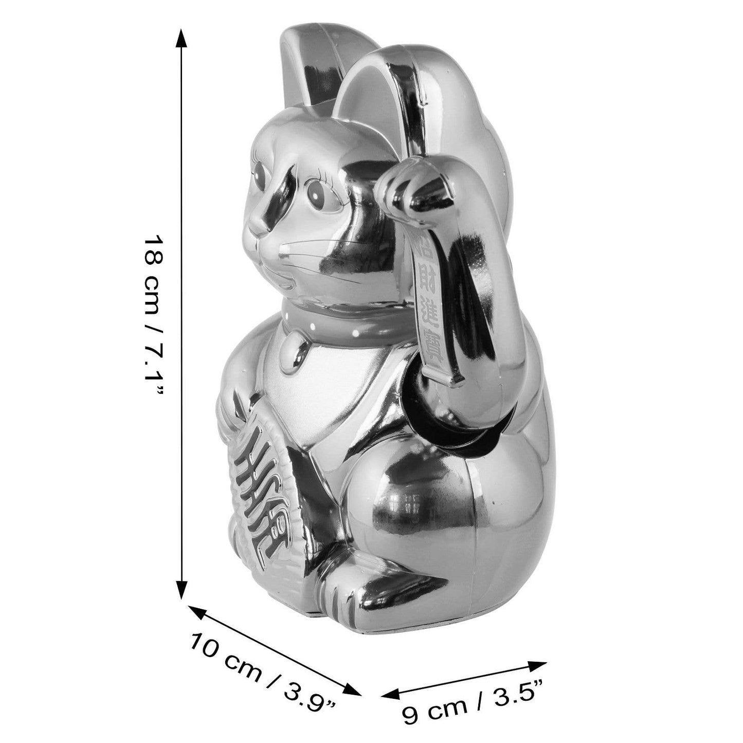 Maneki-neko gelukskat, 18 cm, goud