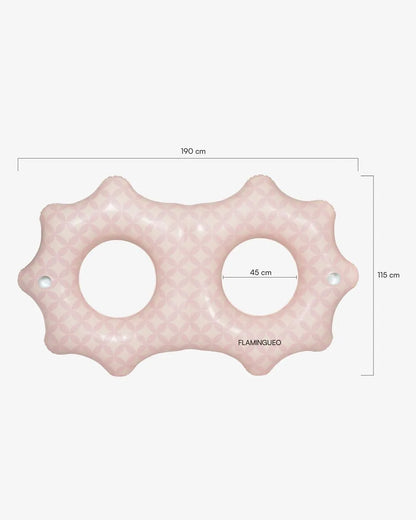 Flotador donut doble rosa - CIAO