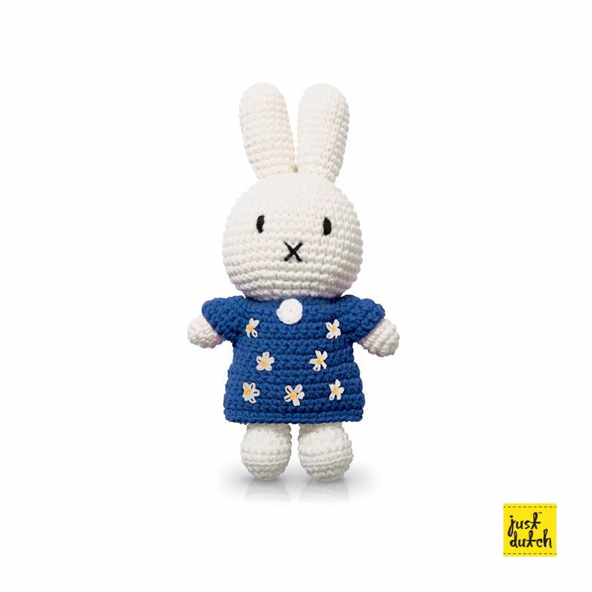 Peluche en Crochet Lapin Miffy - Robe Fleurs