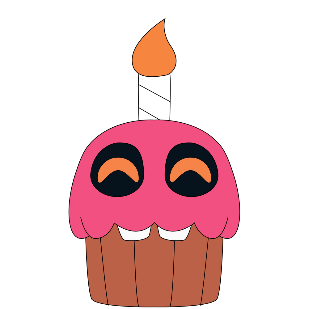 Cupcake Shoulder Rider (6IN)
