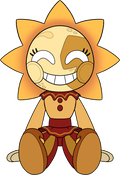 Peluche d'épaule Sun – 15,2 cm