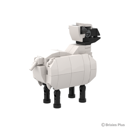 BRIXIES Plus Farmbuddies Schaf / Sheep