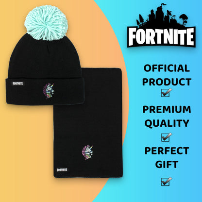 Ensemble bonnet et écharpe – Fortnite Set- Llama