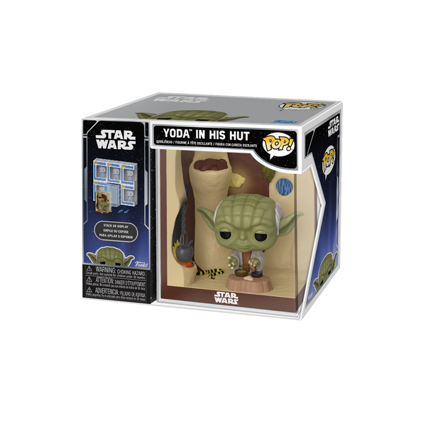 Pop! Nooks Yoda in His Hut - vue officielle Funko 2