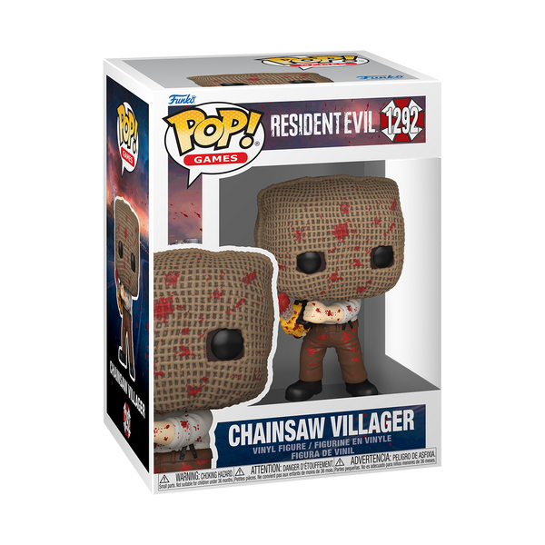 Funko Pop! Chainsaw Villager Bloody 1292 - boîte officielle Funko