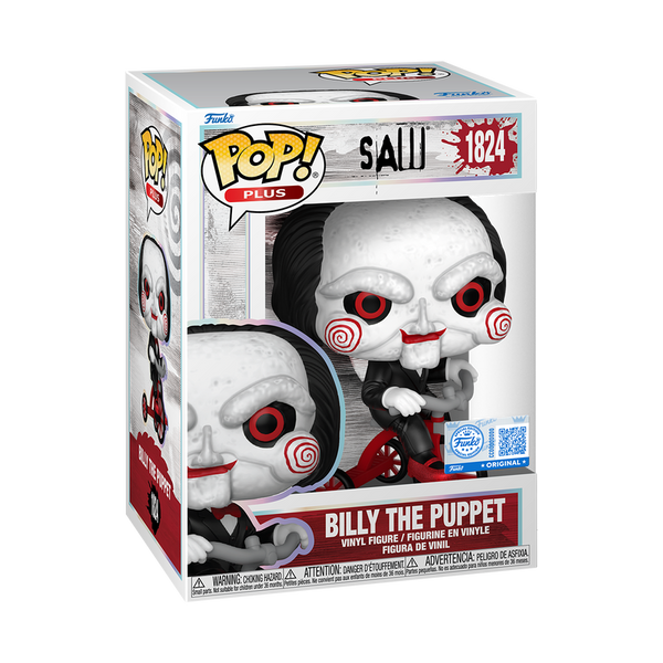 Pop! Plus Billy the Puppet - packaging officiel