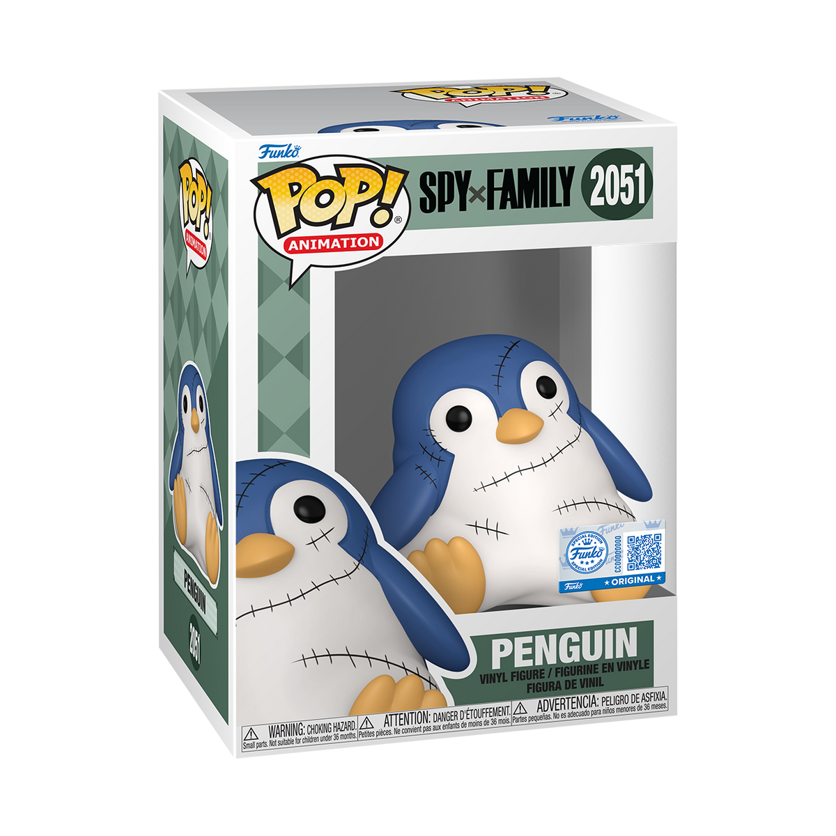 Pop! Penguin with Stitches