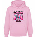 Sweat à capuche gymnastique – Fringoo gaming rose for Girls Cotton Rich Soft Hooded – gaming Pad rose