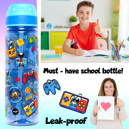 Gourde – Straw Bottle – Gaming Faces
