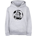 Sweat à capuche football – Fringoo football gris for Girls Cotton Rich Soft Hooded – football Ball Girls gris