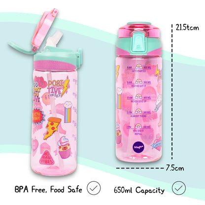 Gourde – Straw Bottle – Girls World